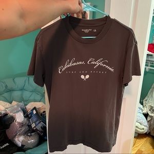 Abercrombie Grey Graphic Tee